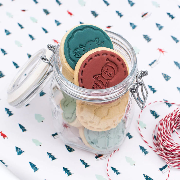 Stampie - Holiday Edition - Silicone Animal Cookie & Play Dough Stamper