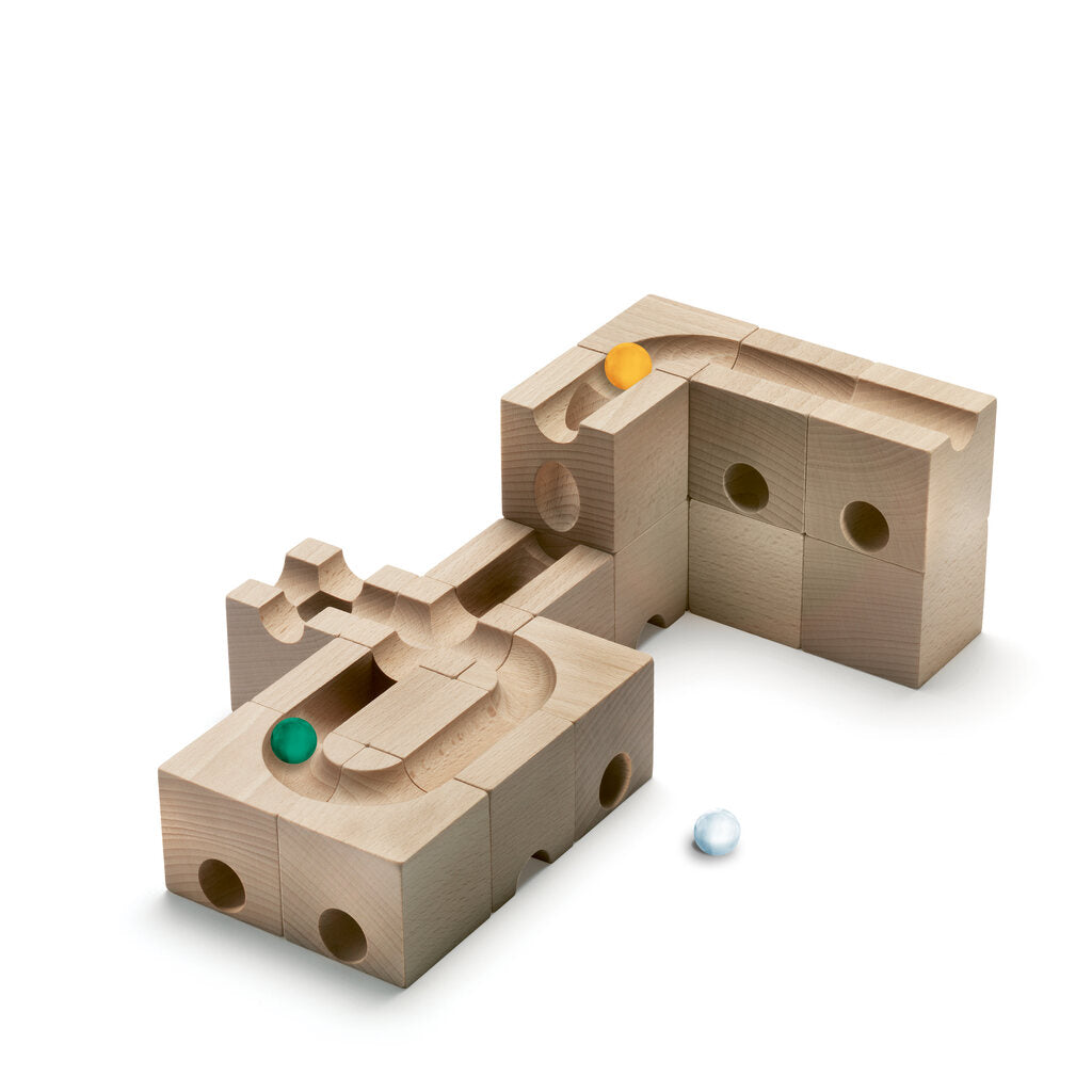 CUBORO Speed - Extra Set - Wooden Marble Run — Oak & Ever