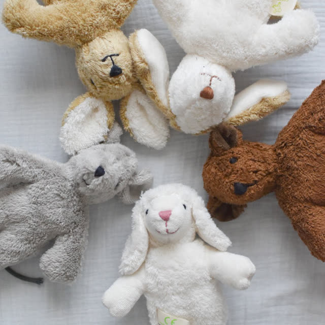 Animal Baby Rabbit - Organic Cotton and Lambs Wool - Senger Naturwelt