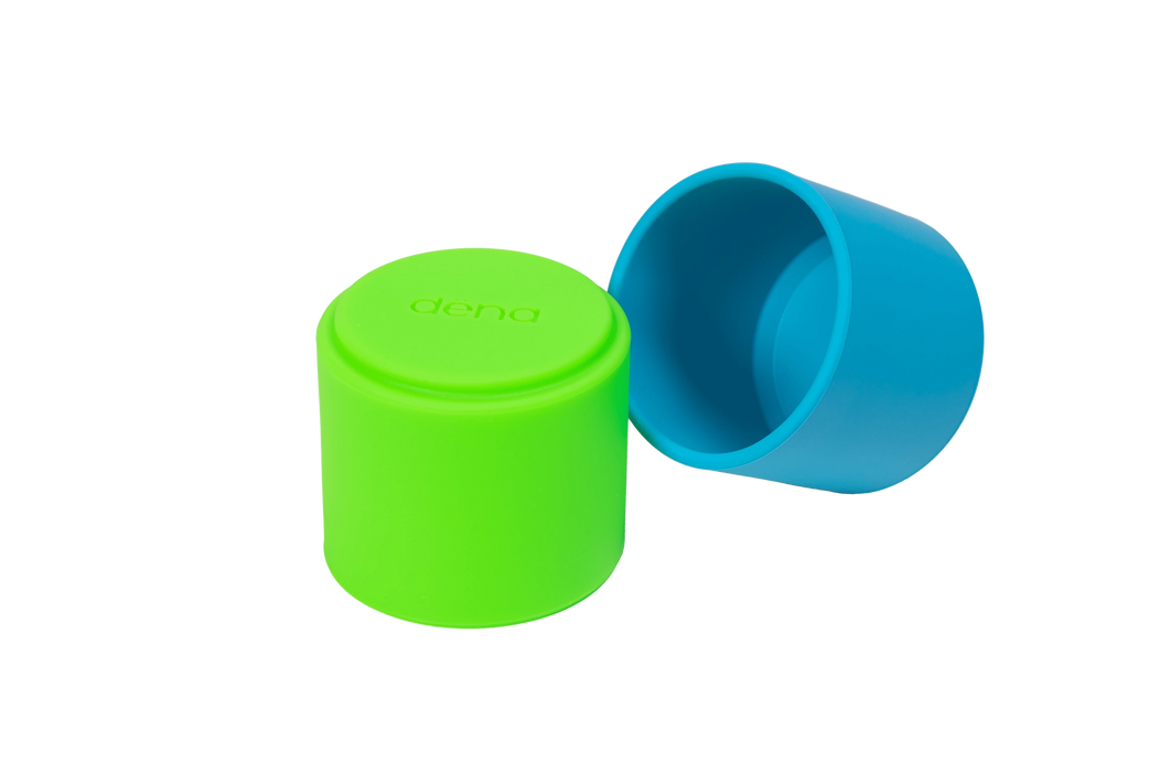 6 Stacking Cups - Neon - Dena Toys - Silicone BPA-free Cups