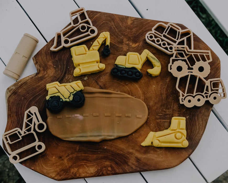 Construction Vehicle - Mini Dough Cutters - Plant Based Plastic - Eco Cutters