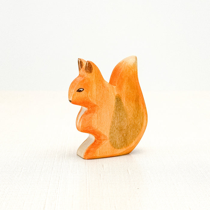 Squirrel  - Hand Painted Wooden Animal - HolzWald