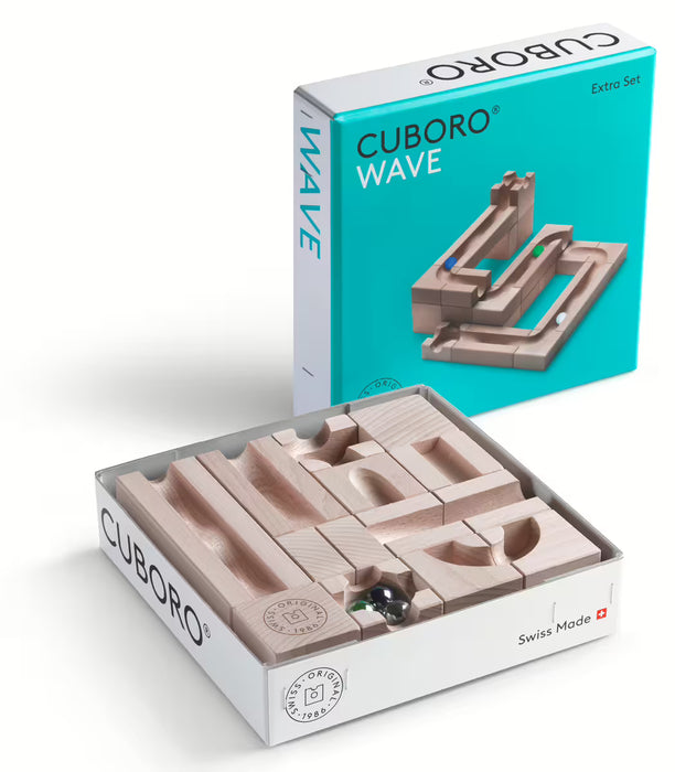 CUBORO Wave - Extra Set - Wooden Marble Run