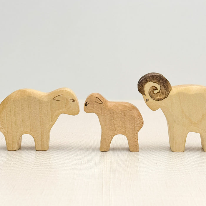 Sheep - Hand Painted Wooden Animal - HolzWald