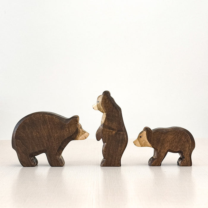Bear Standing - Hand Painted Wooden Animal - HolzWald