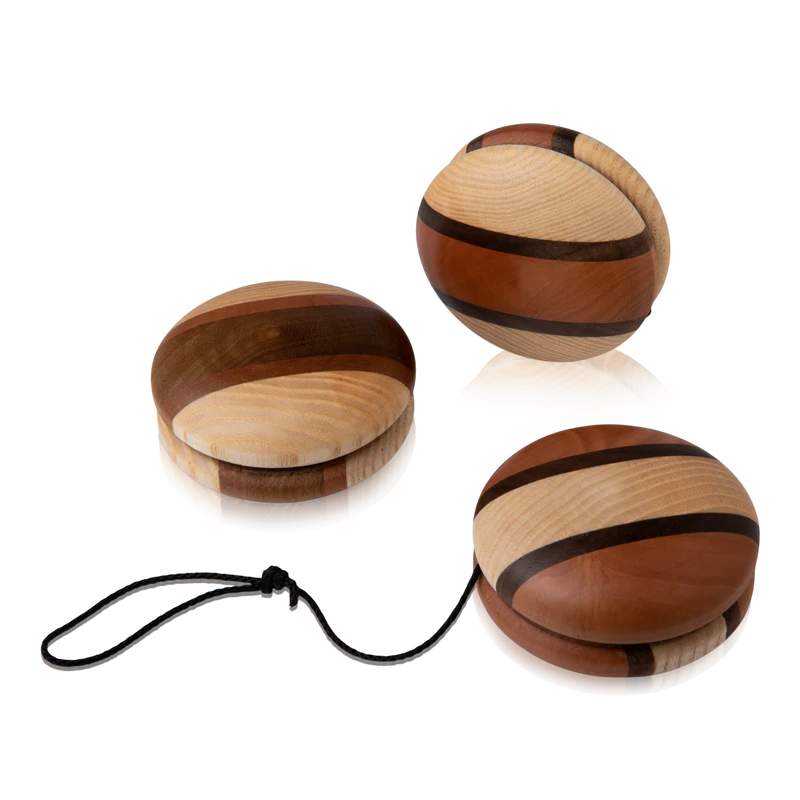 Natural Yo-Yo - 3 Tone Wooden Yoyo - Mader — Oak & Ever