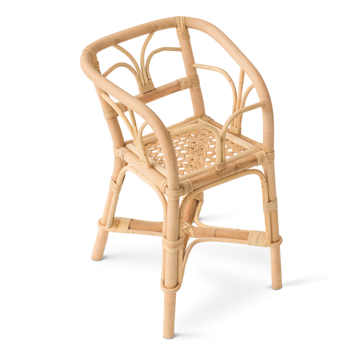 Rattan High Chair for Dolls Poppie High Chair Poppie Toys