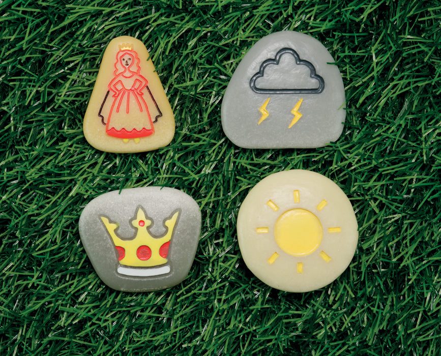 Weather Stones - Outdoor or Indoor Stamping and rubbing stones