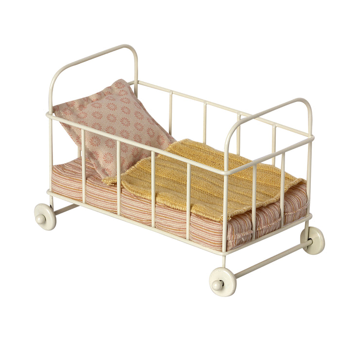 Mouse Cot Bed - Maileg  Mouse - Rose