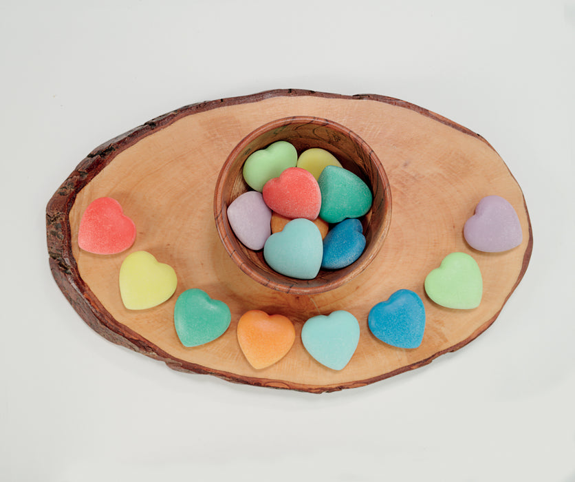 Kindness Hearts - Heart shaped stones - Sensory Play Stones
