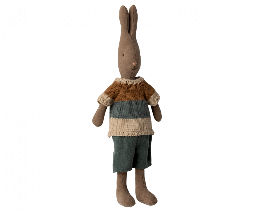 Rabbit Size 2, Shirt & Shorts - Brown