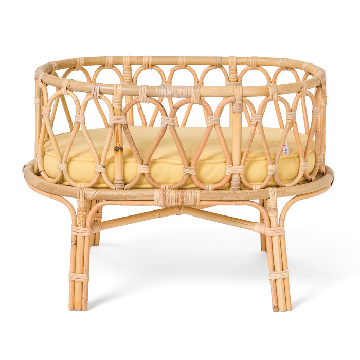 Toy Crib - Rattan Crib for Dolls (multiple colors) - Classic Collection - Poppie Toys