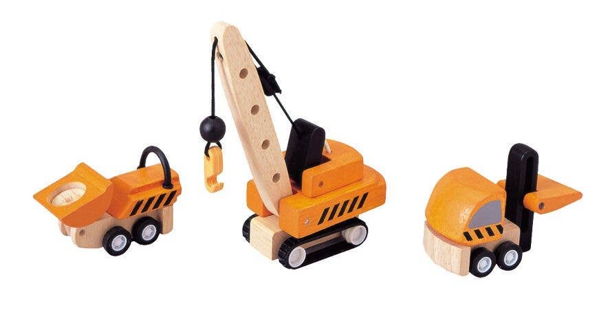 Tiny Construction Vehicles - Plan Toys