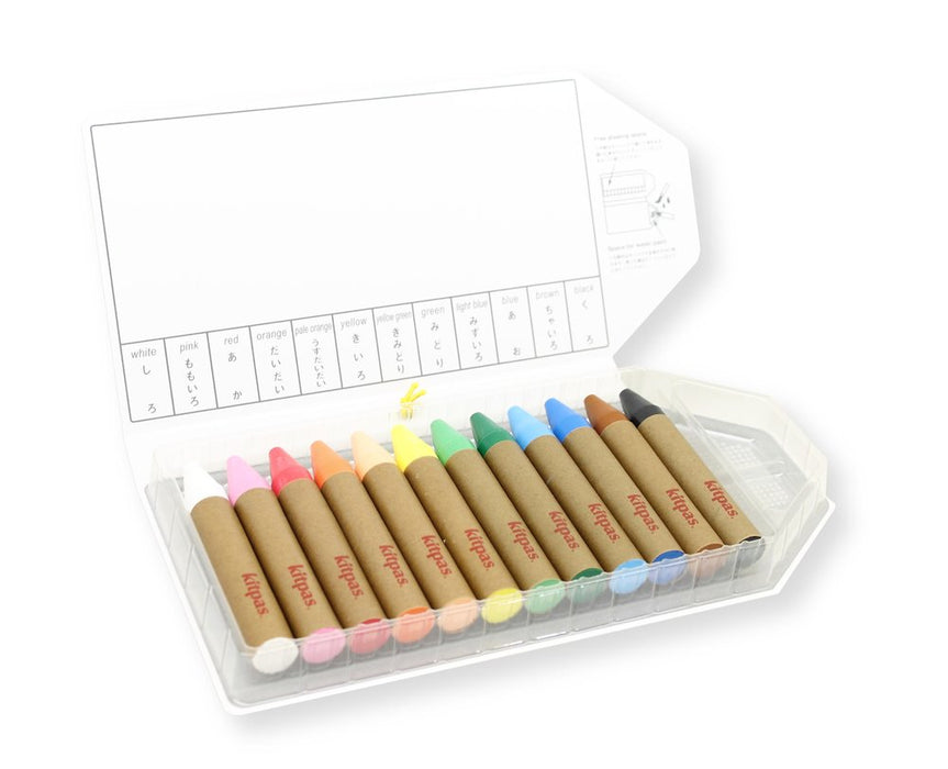 Kitpas Large Stick Water Color Crayons  - 12 colors