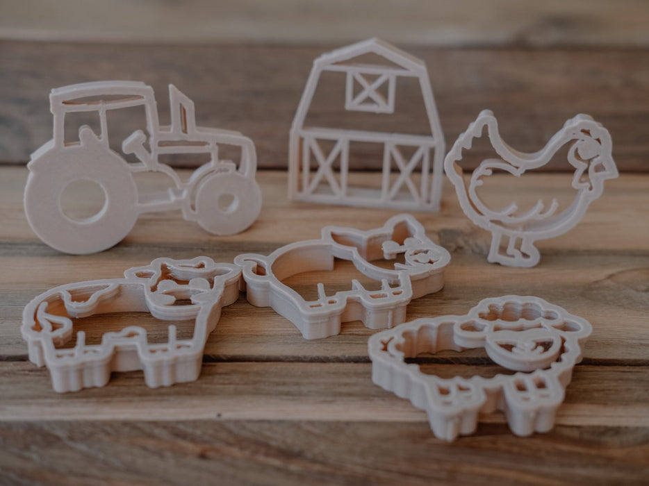 Farm - Mini Dough Cutters - Plant Based Plastic - Eco Cutters
