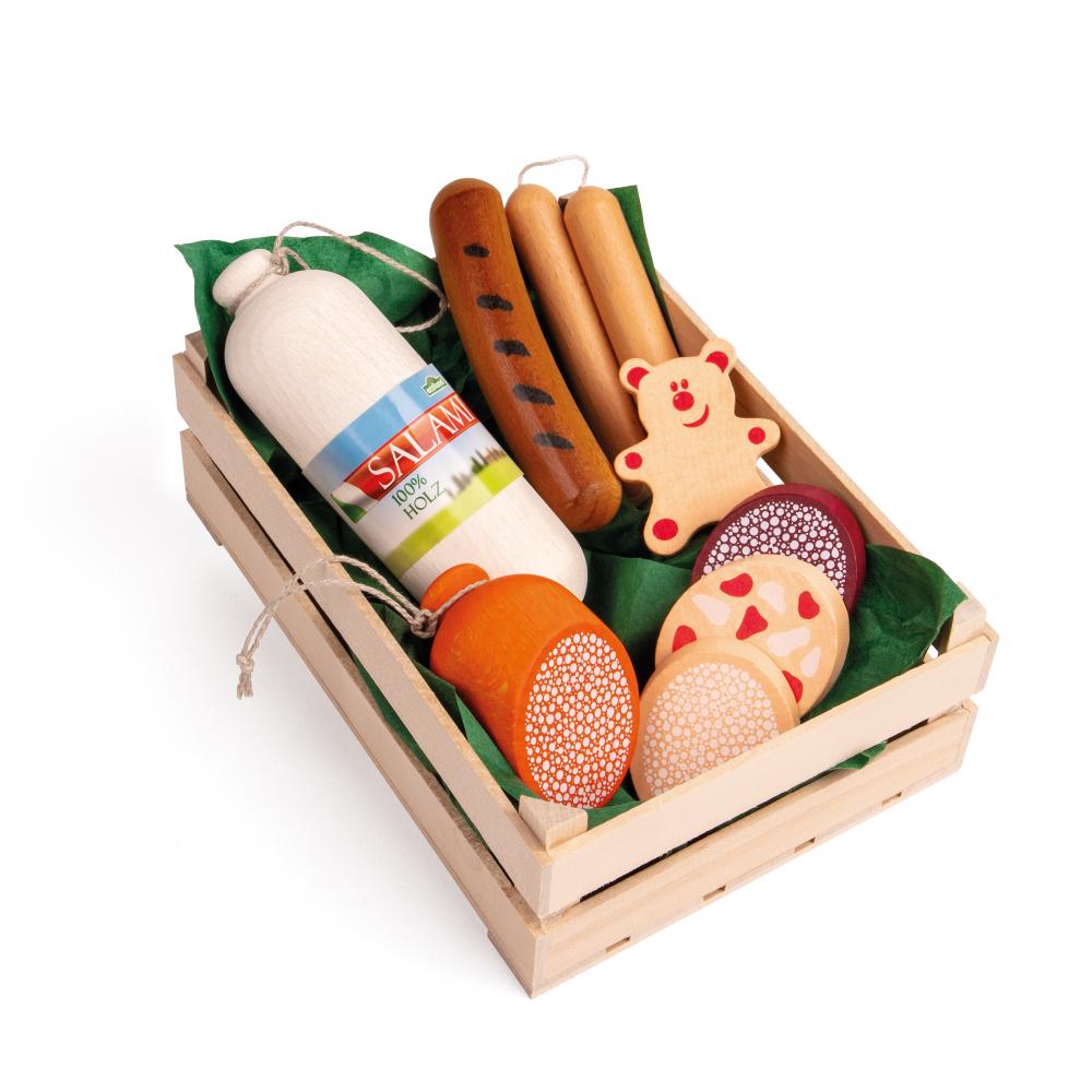 Wooden white eggs in a box - Erzi - Teia Education & Play