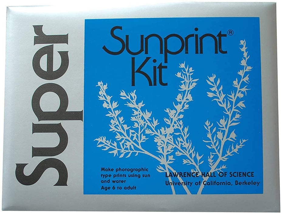 Sunprint Kit - Sun Printing Craft Kit - Cyanotype Paper Nature  - Large