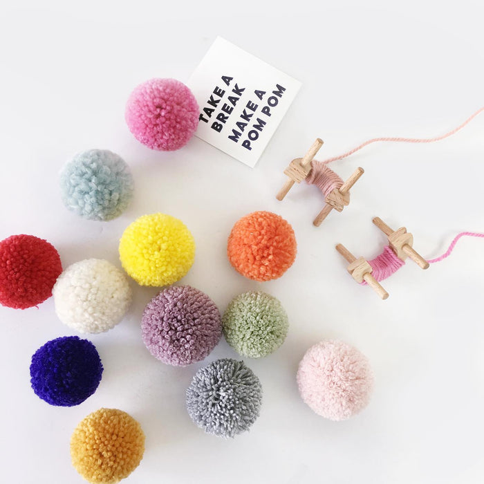 Extra Small Pom Maker - Button - Mint or Navy