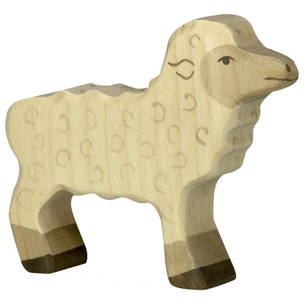 HOLZTIGER - Wooden Animal - White Lamb