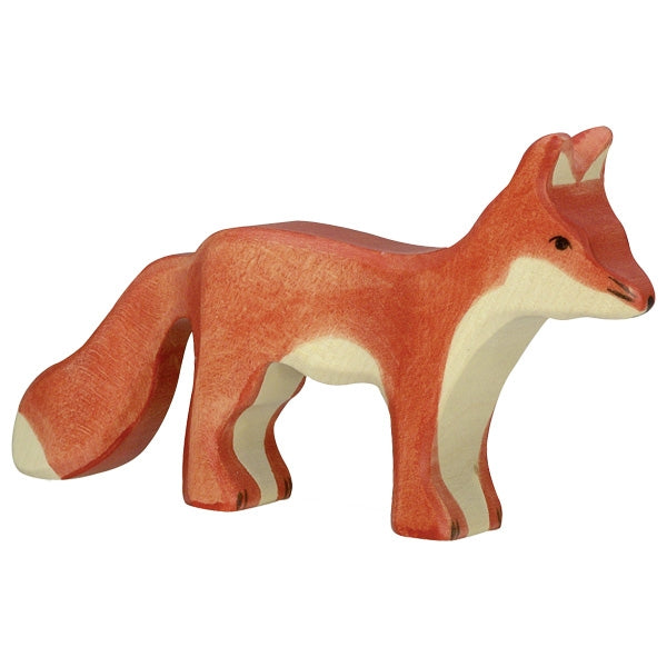 HOLZTIGER - Wooden Animal -  Fox Standing