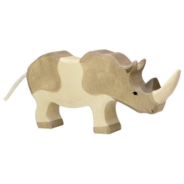HOLZTIGER - Wooden Animal - Rhinoceros