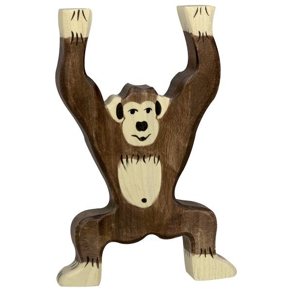 HOLZTIGER - Wooden Animal - Chimpanzee Standing