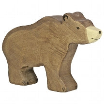 HOLZTIGER - Wooden Animal -  Brown Bear