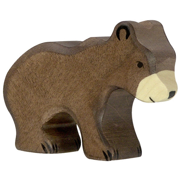 HOLZTIGER - Wooden Animal - Small Brown Bear