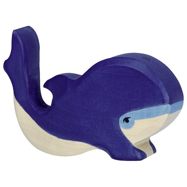 HOLZTIGER - Wooden Animal - Small Blue Whale
