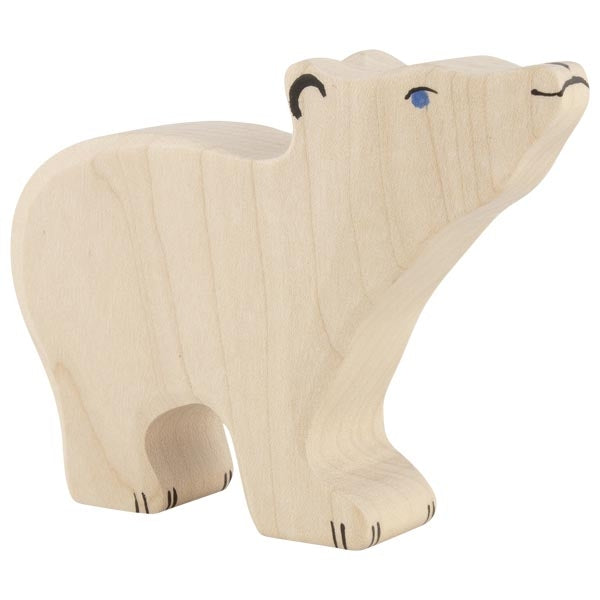 HOLZTIGER - Wooden Animal - Small with a Raised Head