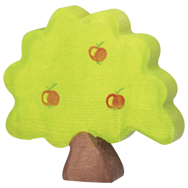 HOLZTIGER - Wooden Figure - Small Apple Tree