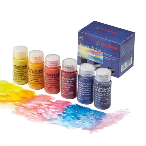 Stockmar Watercolor Paints - 6 Colors, 20 ML