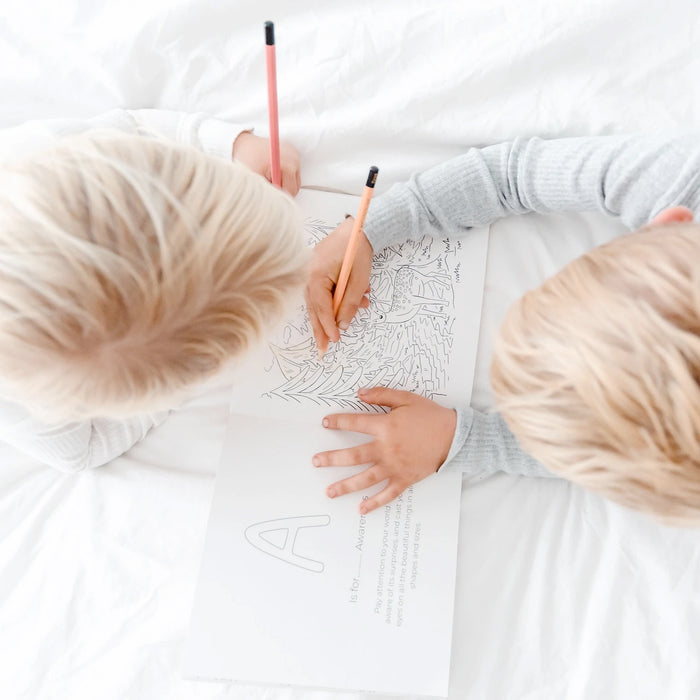 ABCs of Mindfulness Coloring Book of Poems - Mindful & Co Kids