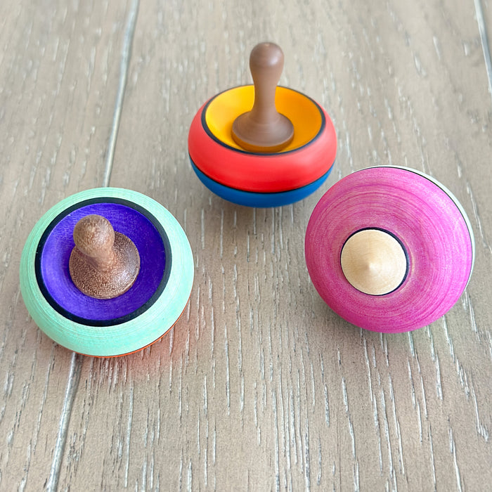 Confetti Wooden Spinning Top - Mader