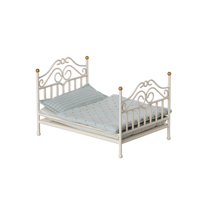 Maileg Mice Vintage Bed - Double Size - Off-white