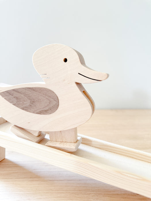 Wooden Walking Duck Toy - Ramp Walker