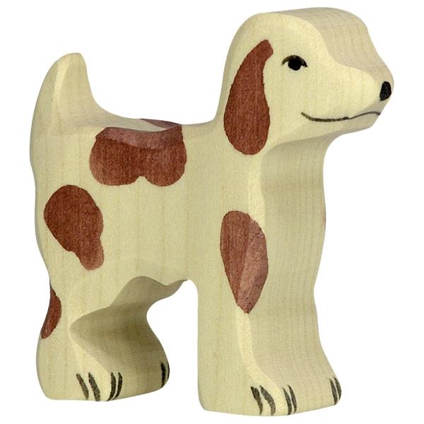 HOLZTIGER - Wooden Animal - Farm Dog Puppy