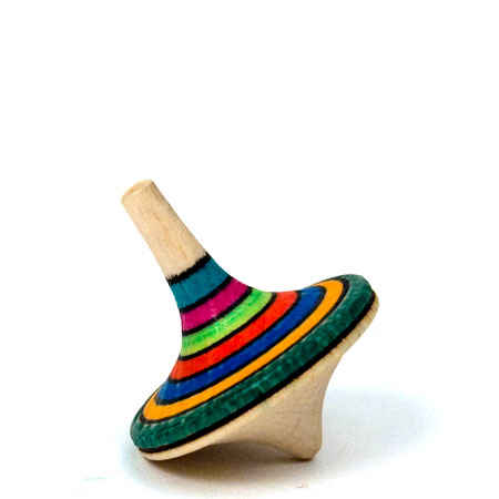 Small Rallye Spinning Top - Multi-Color Stripe - Mader