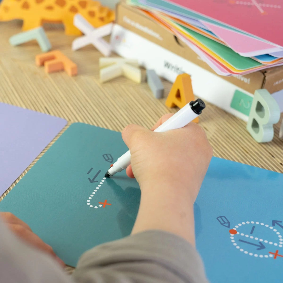 Writing Flashcards - Letter & Number Writing - Double Sided Flashcards ...