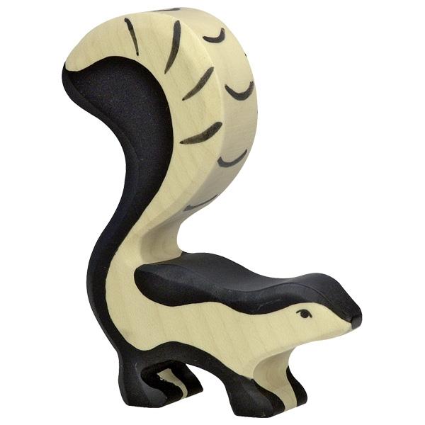 HOLZTIGER - Wooden figure -  Skunk