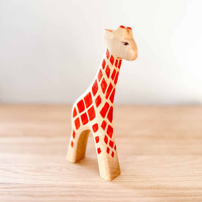 Original Ostheimer wooden Waldorf toys Giraffe and Palm tree, made in  Germany