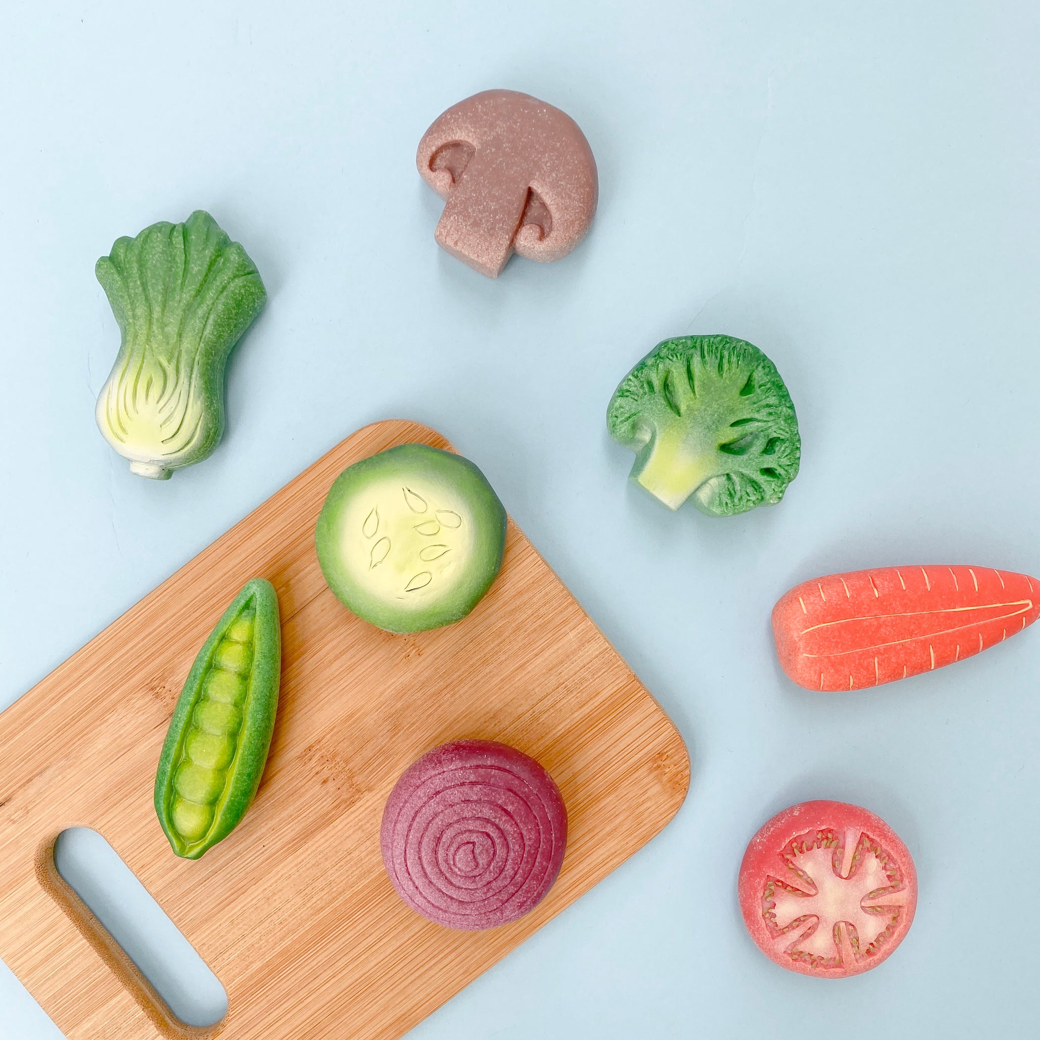 Outdoor Play Veggies Play Food Made from Stones — Oak & Ever