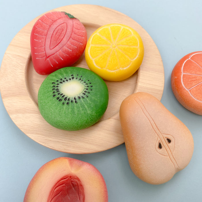 Outdoor Play Fruits – Play Food Made from Stones