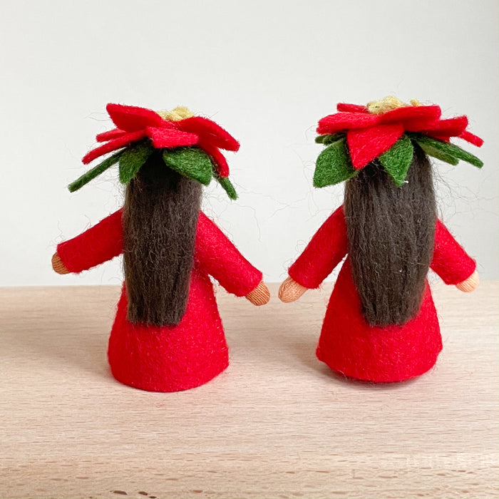 Winter Fairy Poinsettia Fairy Flower Hat Fairy Ambrosius Flower Fairies