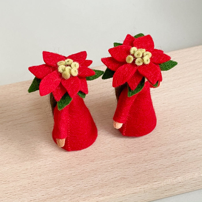 Winter Fairy Poinsettia Fairy Flower Hat Fairy Ambrosius