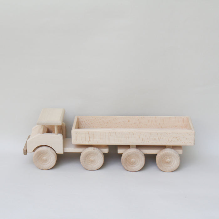 8 Wheeler Truck - Wooden Truck with Flatbed