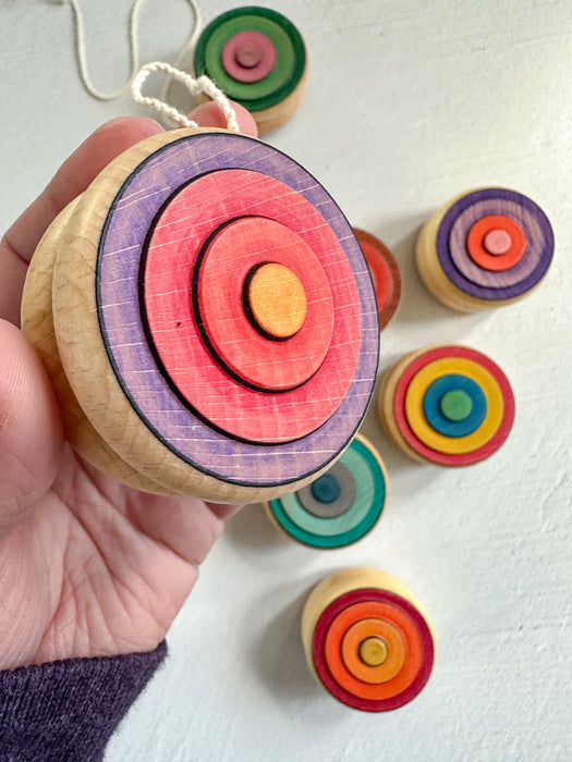 Harlekin Yo-Yo - Colorblock Wooden Yoyo - Mader