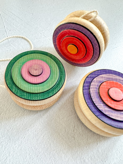 Harlekin Yo-Yo - Colorblock Wooden Yoyo - Mader