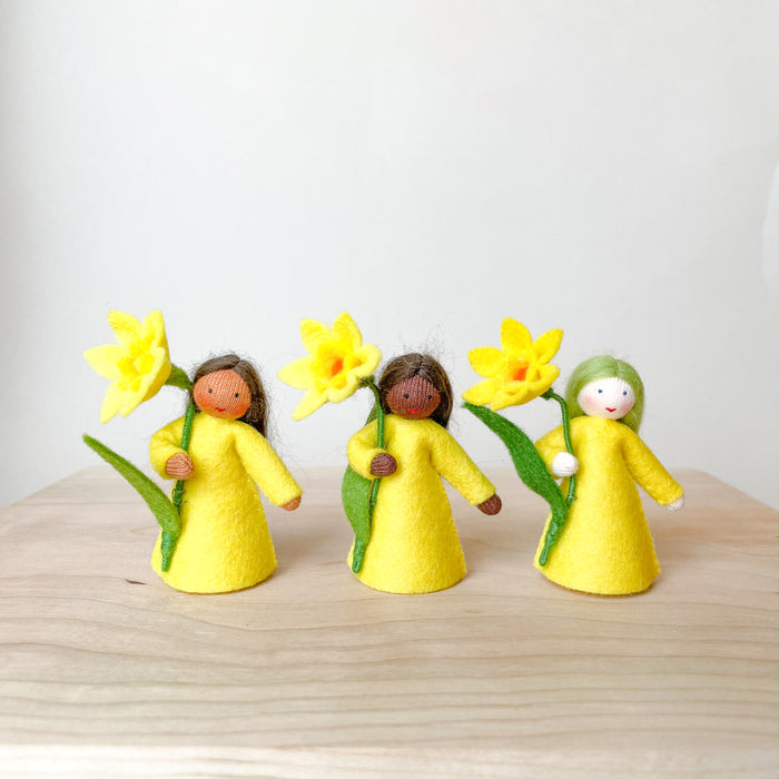 Daffodil Flower Fairy  - Holding Flower