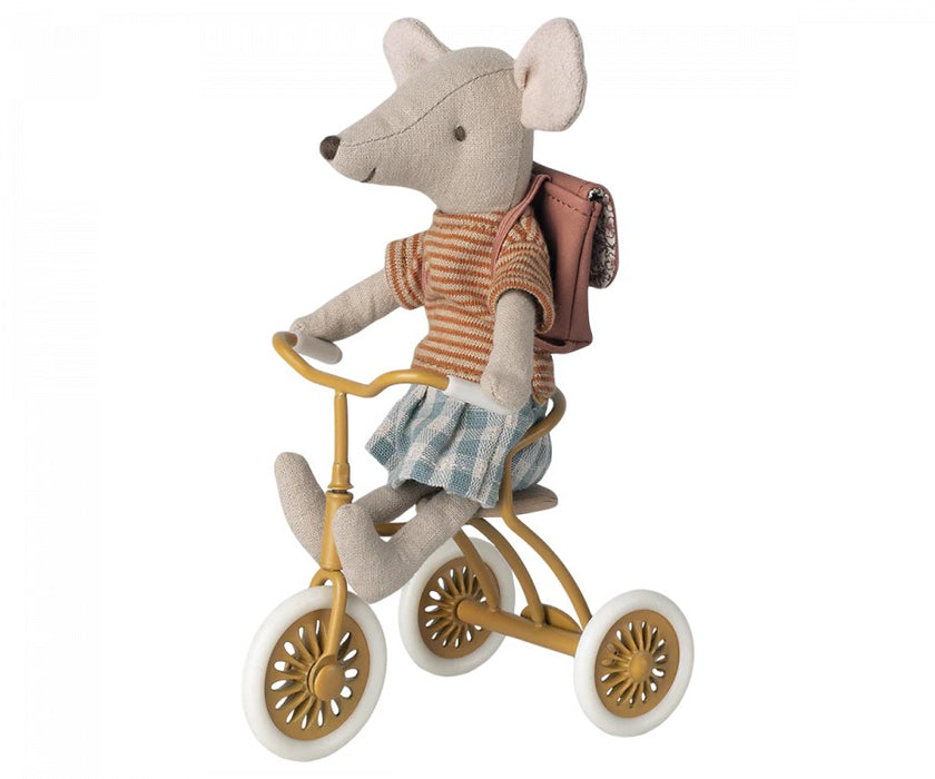 Mouse tricycle - Ocher - Maileg